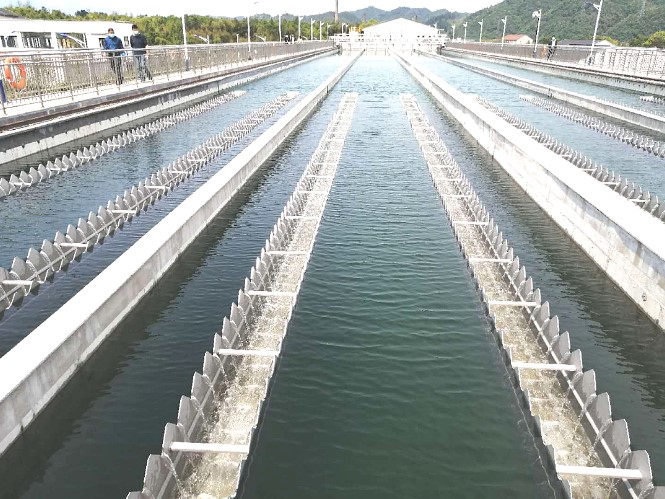 Laoshikan Water plant project in Anji county pass the completion acceptance Laoshikan Water plant project in Anji county pass the completion acceptance